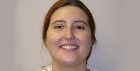 Smiling woman after dental treatment