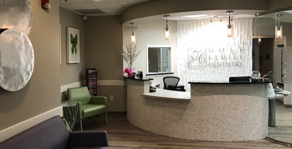 Dental office front desk